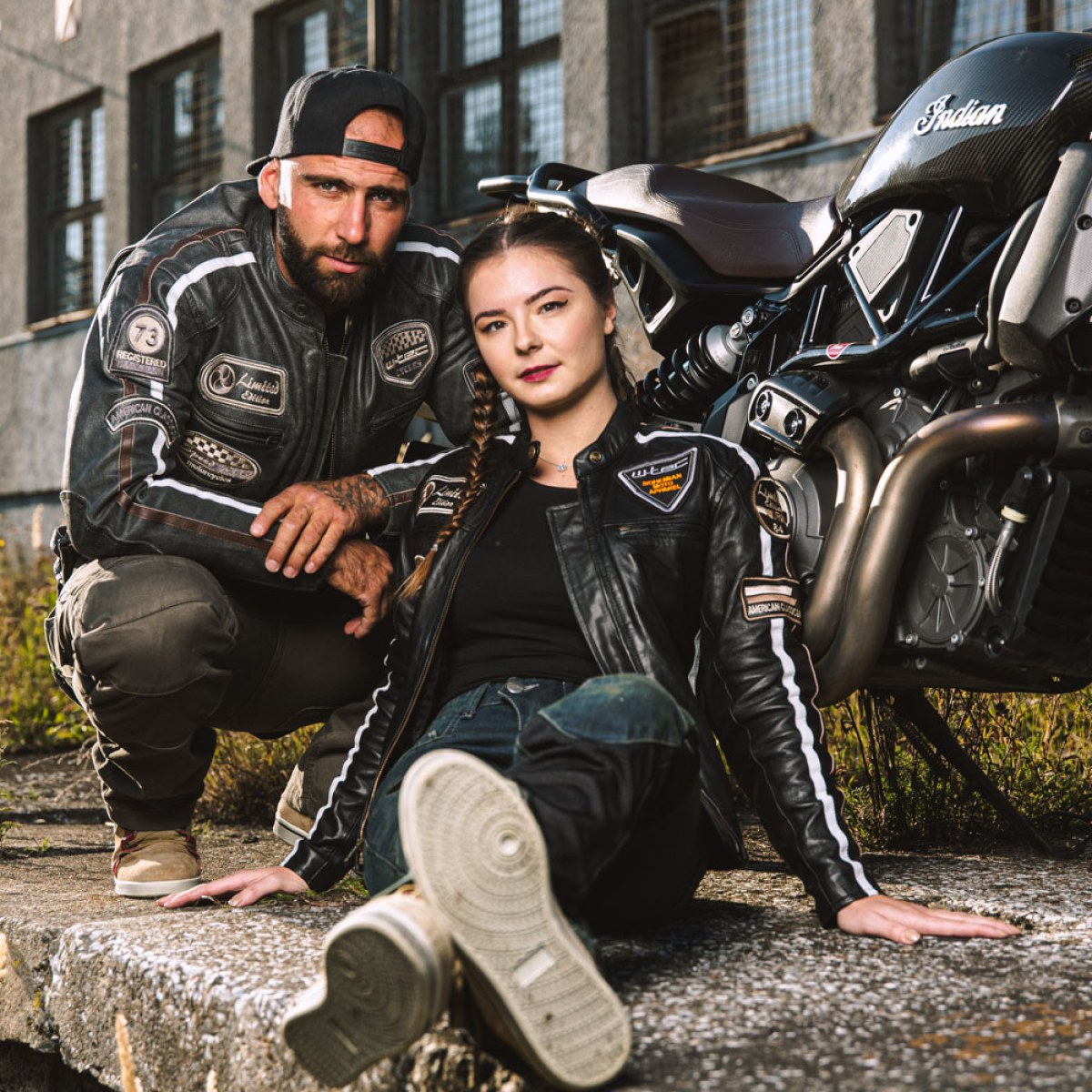 Dámska kožená moto bunda W-TEC Sheawen Lady Black - Veľkosť: M · záber 5