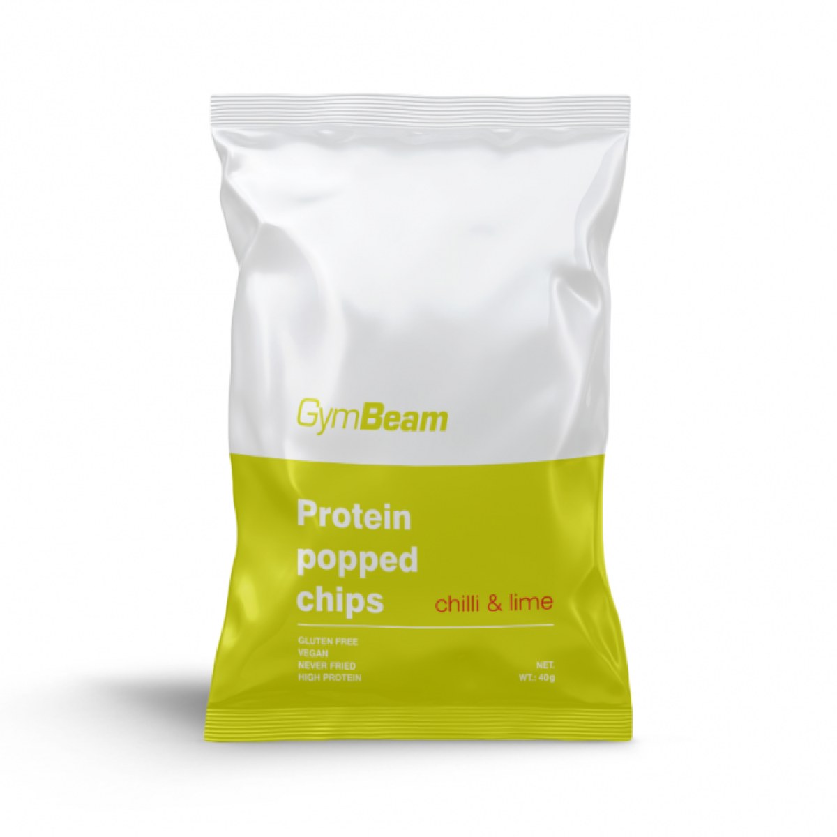 GymBeam Proteínové čipsy chilli a limetka - Príchuť: Chilli a limetka | Hmotnosť: 0,04 kg | Balenie: 7 · záber 1