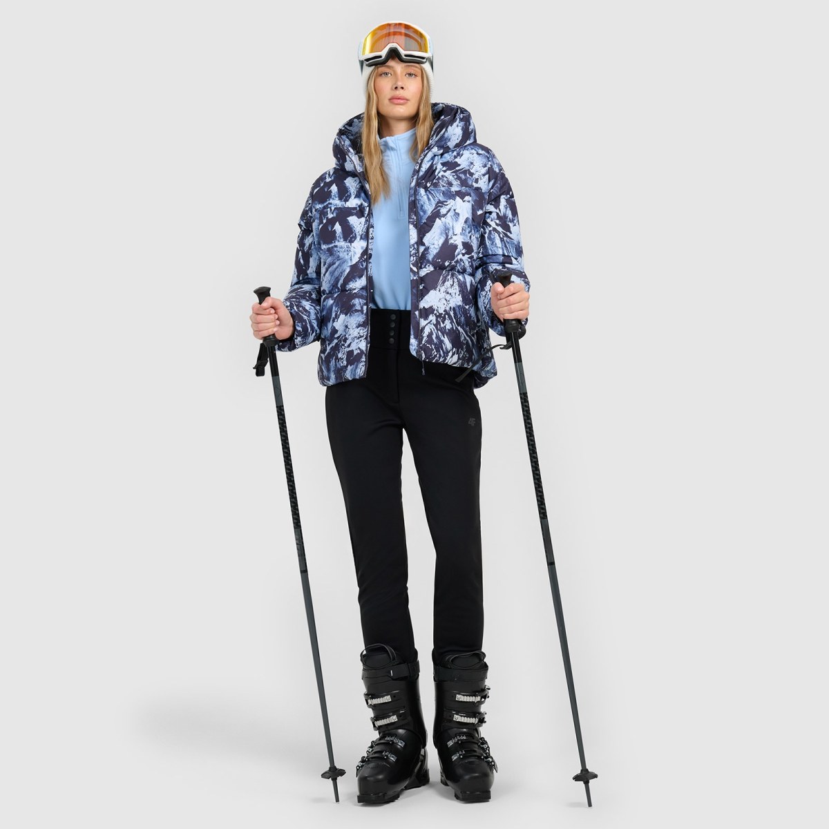 Dámska lyžiarska bunda membrána 5000 - multicolor · záber 4