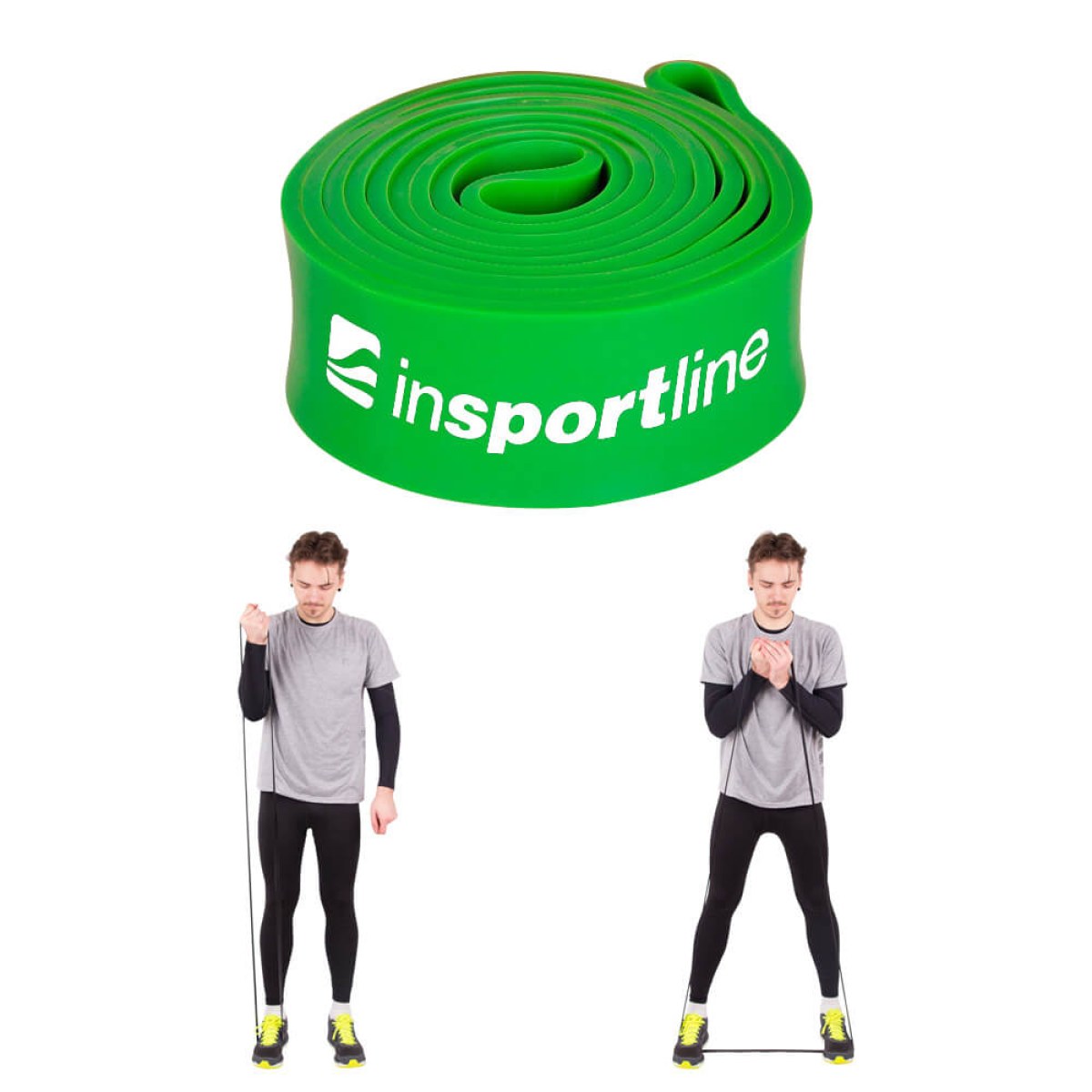 Posilňovacia guma inSPORTline Hangy Heavy 204x4,4 cm / 30 kg · záber 1