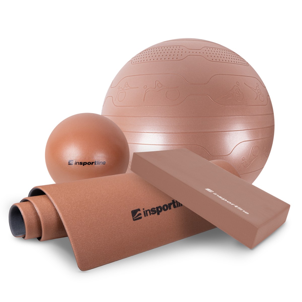 Joga súprava inSPORTline Mocha Mousse · záber 1