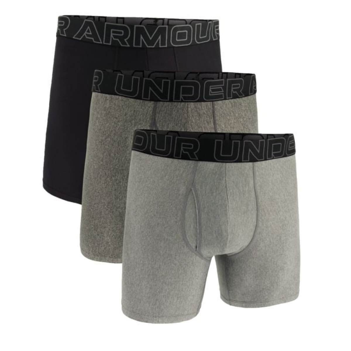 Under Armour Pánske boxerky M Perf Tech 6in 3pack Grey SS · záber 1