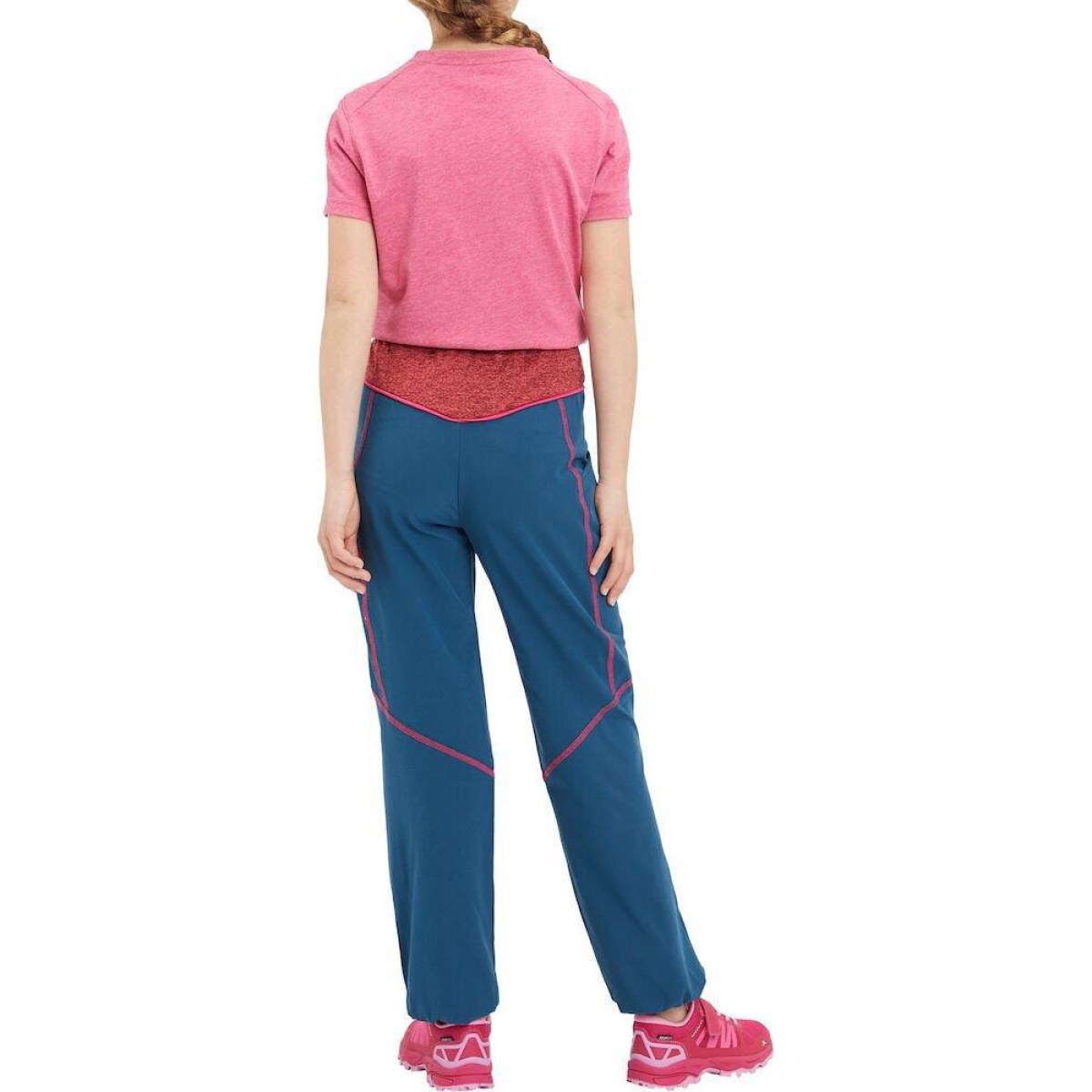 McKinley Zubal Hiking Pants Kids - Veľkosť: 128 | Farba: Modrá · záber 3