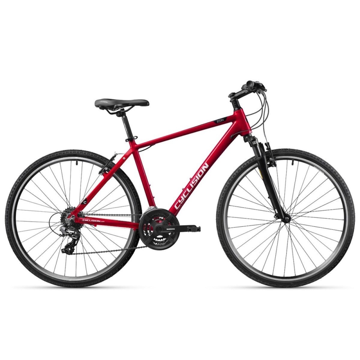 Cyclision Zodin 5 MK-II 28" - model 2024 Red Soul - M/S (17", 150-170 cm) · záber 1
