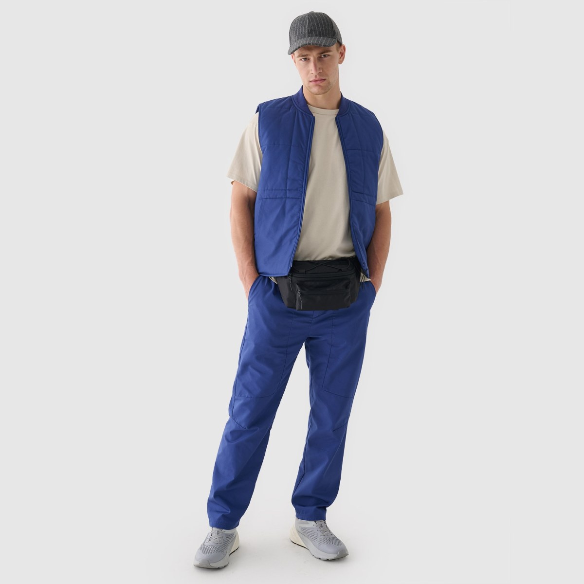 Pánske casual nohavice - tmavomodré · záber 1