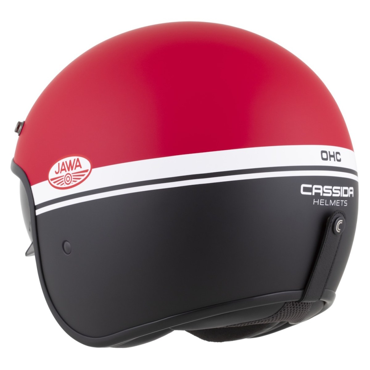 Cassida Oxygen Jawa OHC 2.0 červená matná/černá/bílá L (59-60) · záber 4
