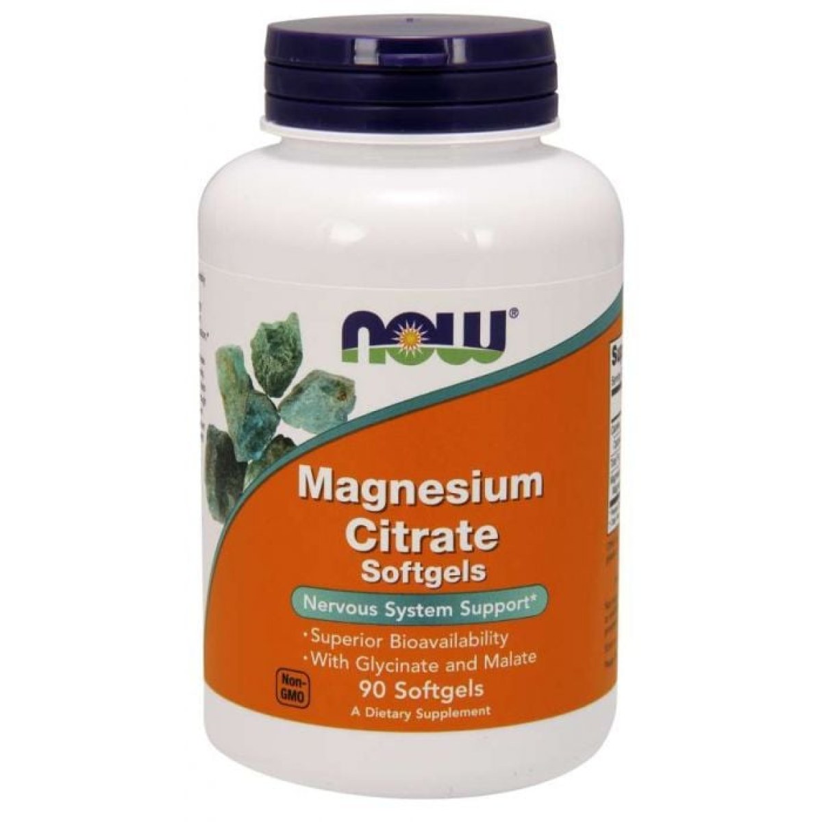 NOW Foods Magnézium citrát Softgelové kapsuly · záber 1