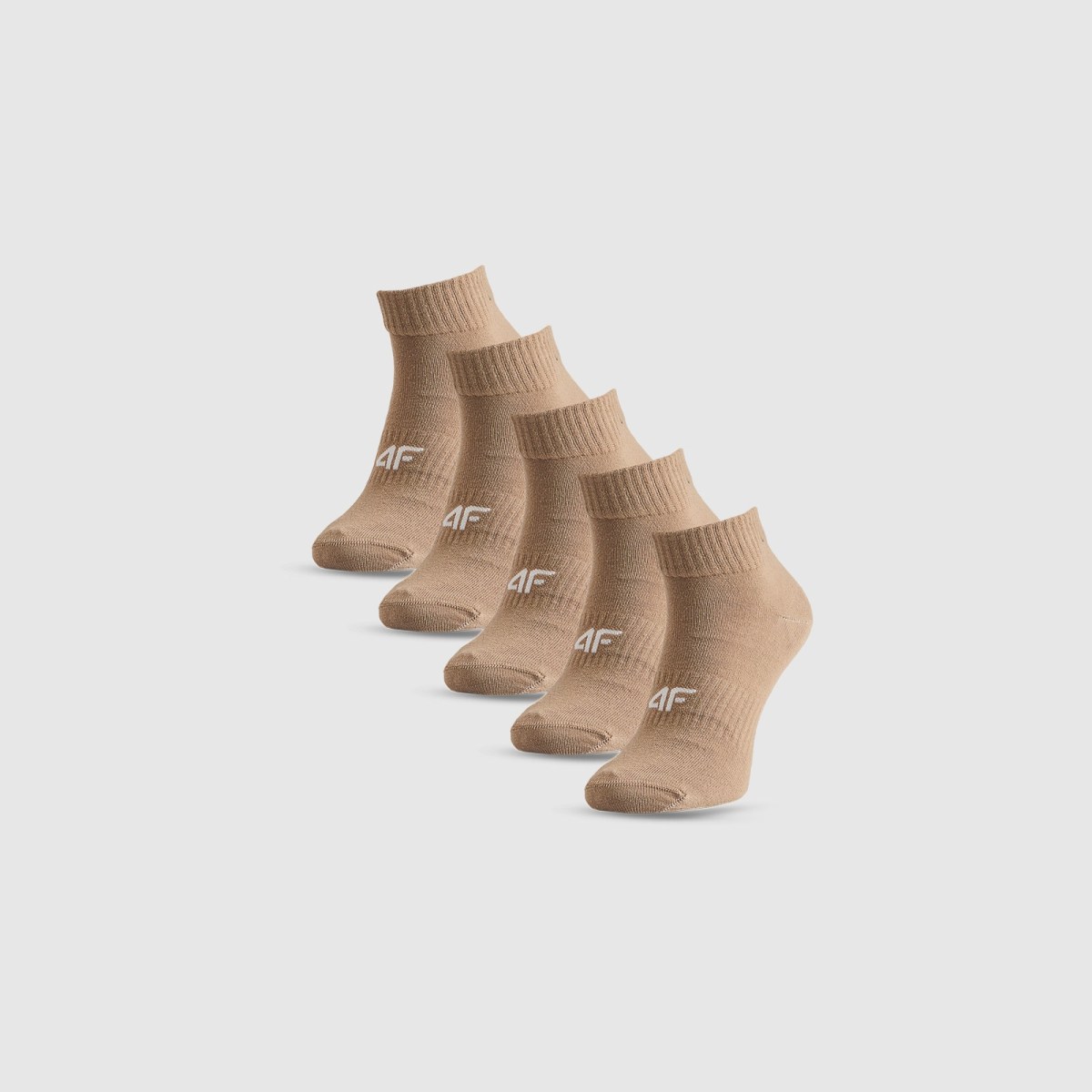 Ponožky krátke (5-pack) dámske - béžové · záber 1