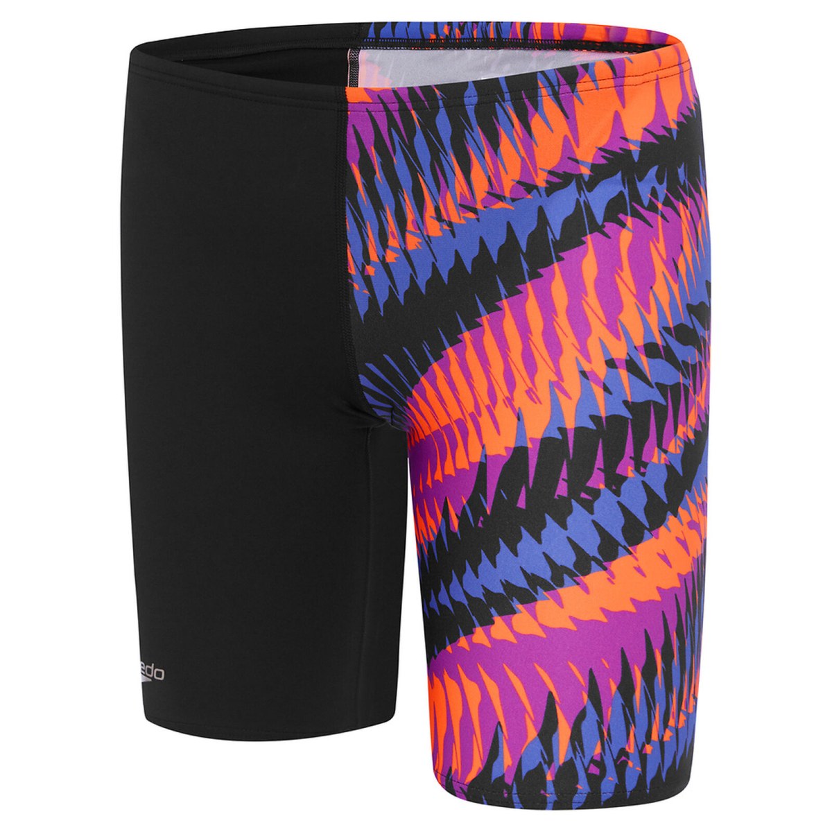 Speedo Allover Digital Jammer Boys - Veľkosť: 152 | Farba: Čierna, Farebná · záber 1