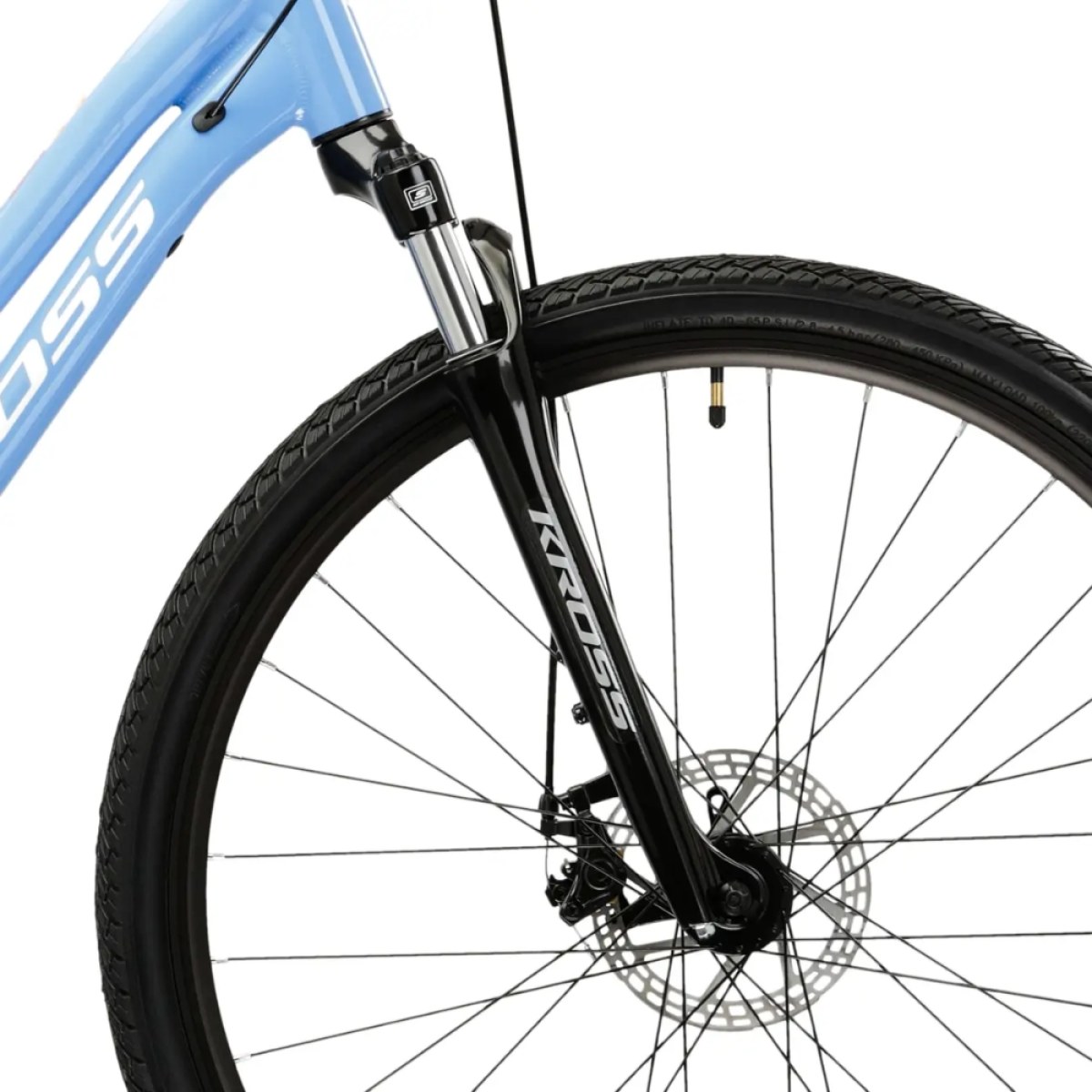 Kross Evado 3.0 28" - model 2025 modrá / biela / lesk - L (19", 168-180 cm) · záber 5