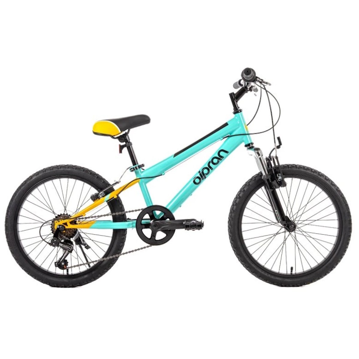 Olpran Agilis ALU 20" - model 2026 svetlo zelená/oranžová/čierna - 13" (125-145 cm) · záber 1