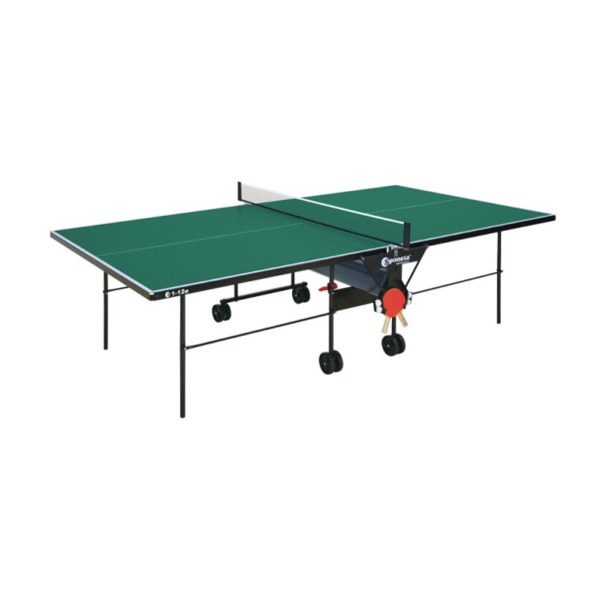 Stôl na stolný tenis SPONETA S1-12e - zelený · záber 1
