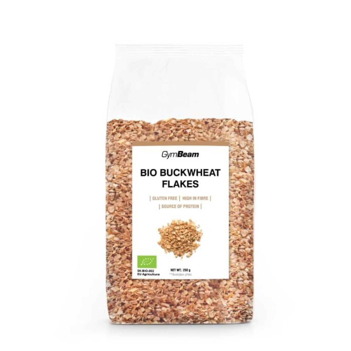 GymBeam BIO Pohánkové vločky · záber 1