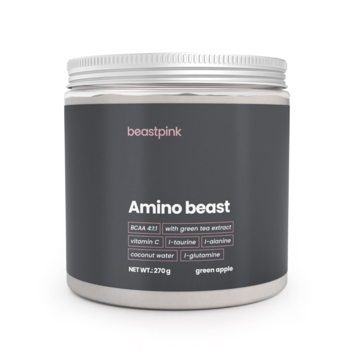 BeastPink Amino Beast zelené jablko · záber 1