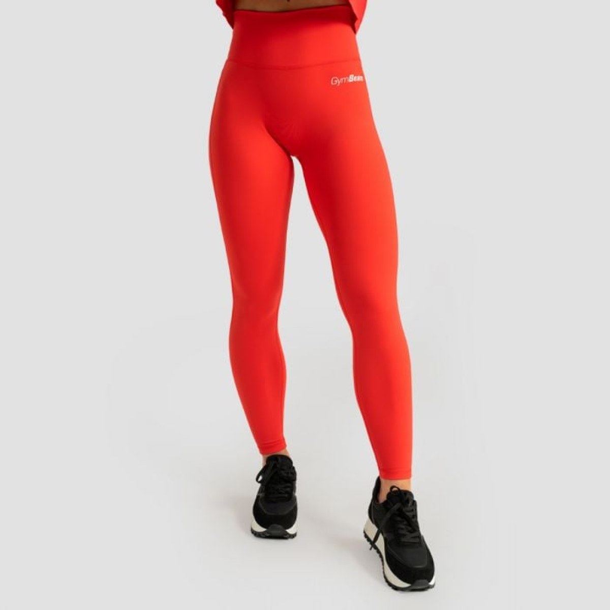 GymBeam Dámske legíny Limitless s vysokým pásom Hot Red XSXS · záber 1
