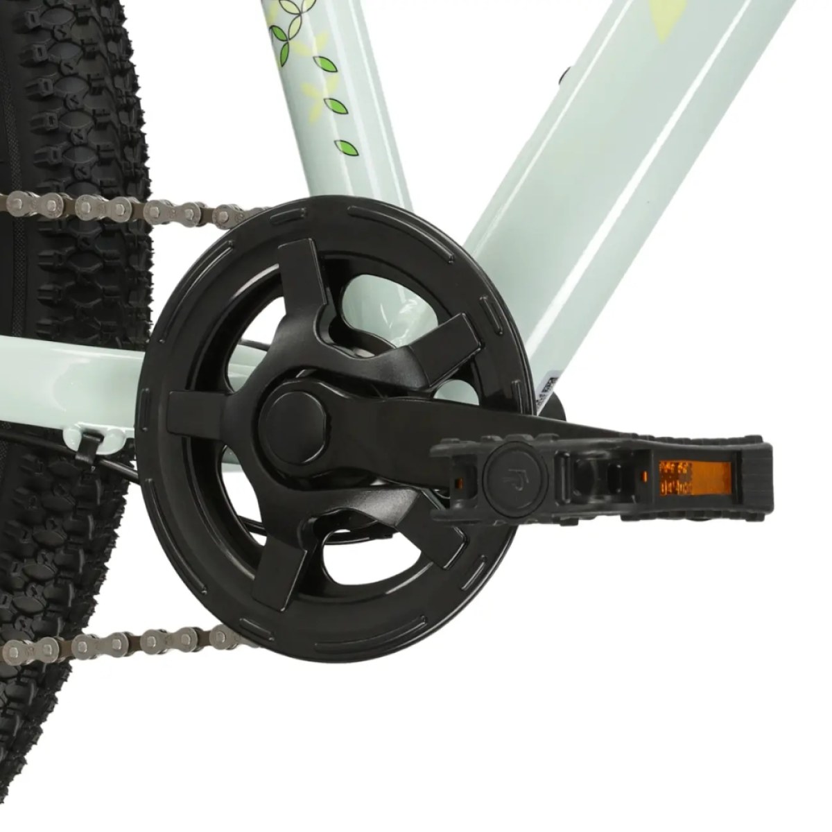 Kross LEA JR 1.0 24" - model 2025 mätová / zelená / lesk - S (12", 130-150 cm) · záber 3