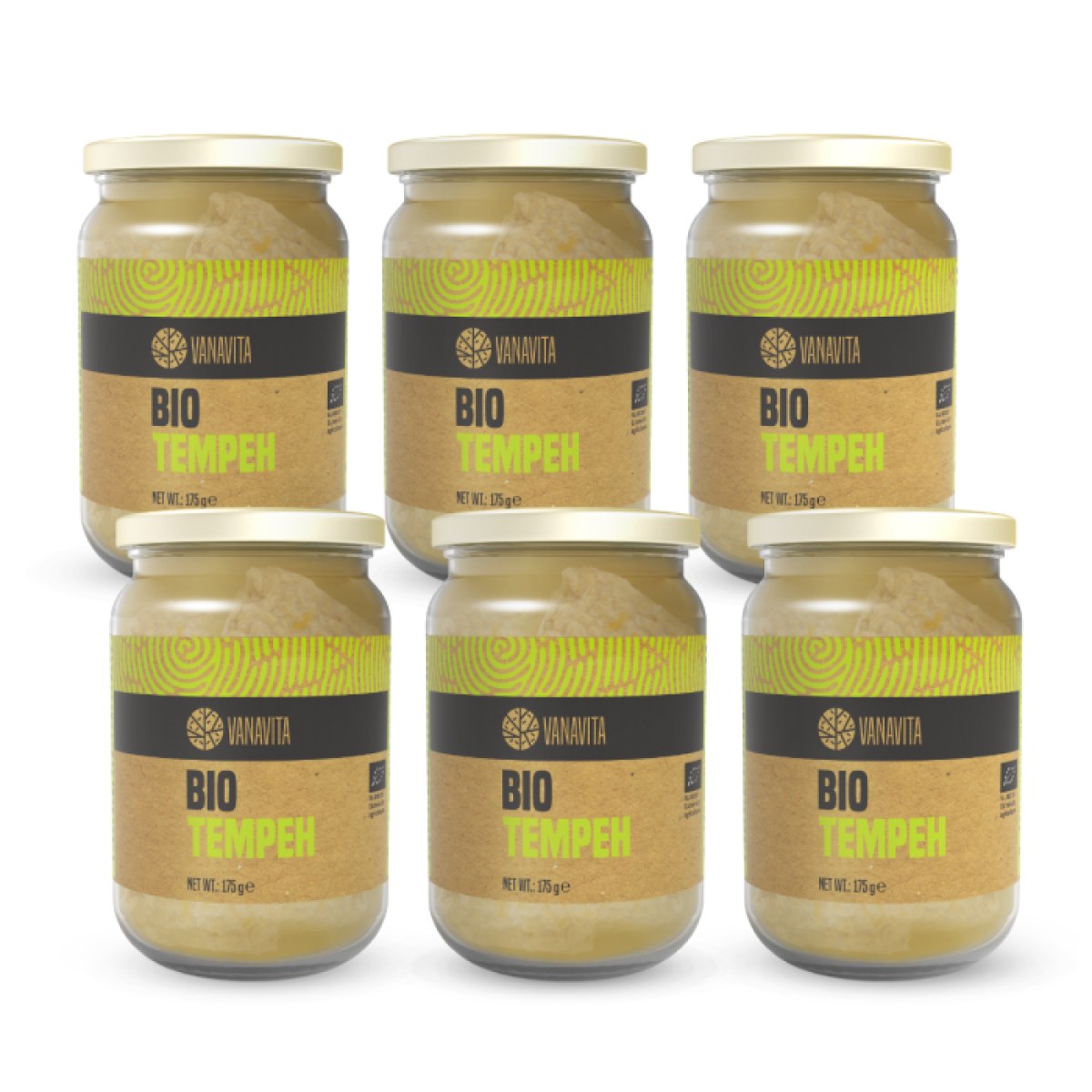 VanaVita BIO Tempeh - Hmotnosť: 1,05 kg | Balenie: 6 · záber 1