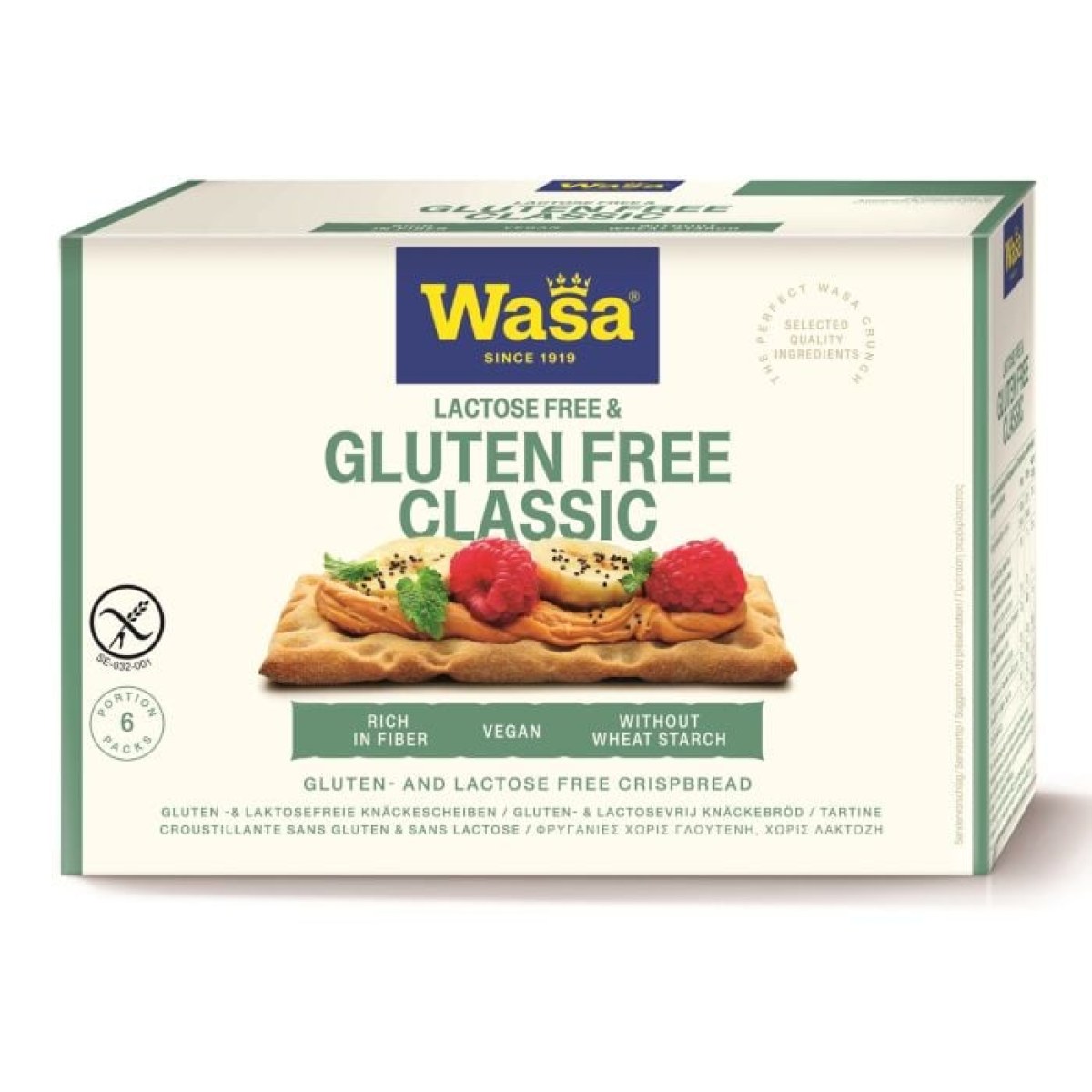 Wasa Gluten free - Hmotnosť: 0,24 kg | Balenie: 10 · záber 1