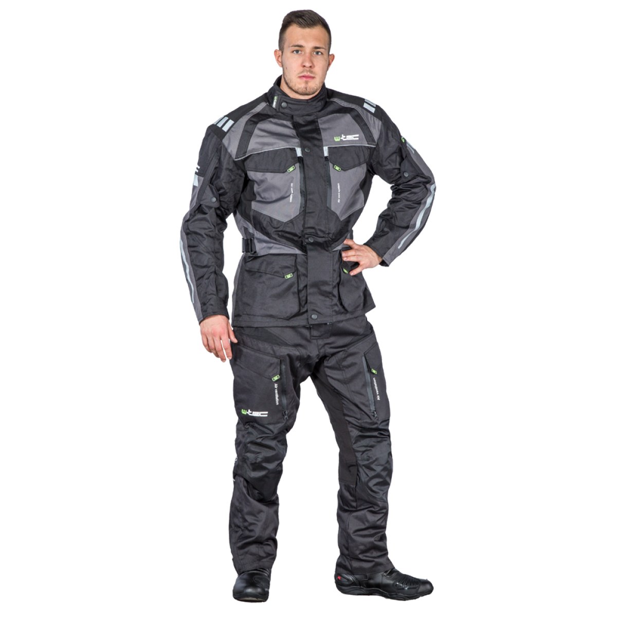 Pánske moto nohavice W-TEC Kaluzza - Veľkosť: L · záber 3