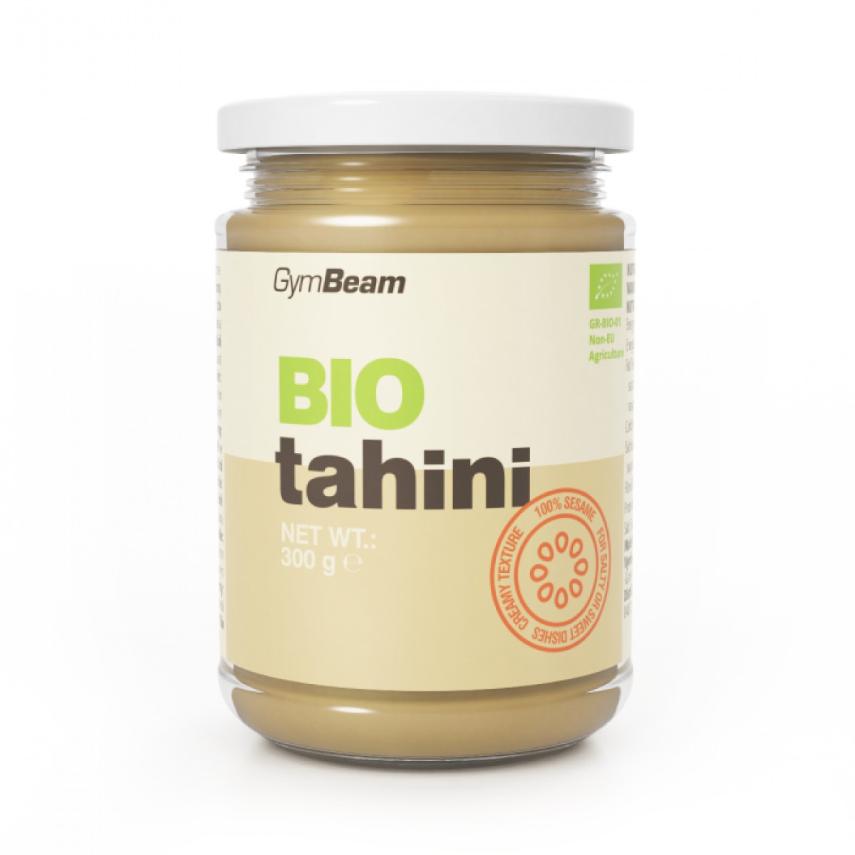 GymBeam BIO Tahini - Hmotnosť: 0,3 kg | Balenie: 12 · záber 1
