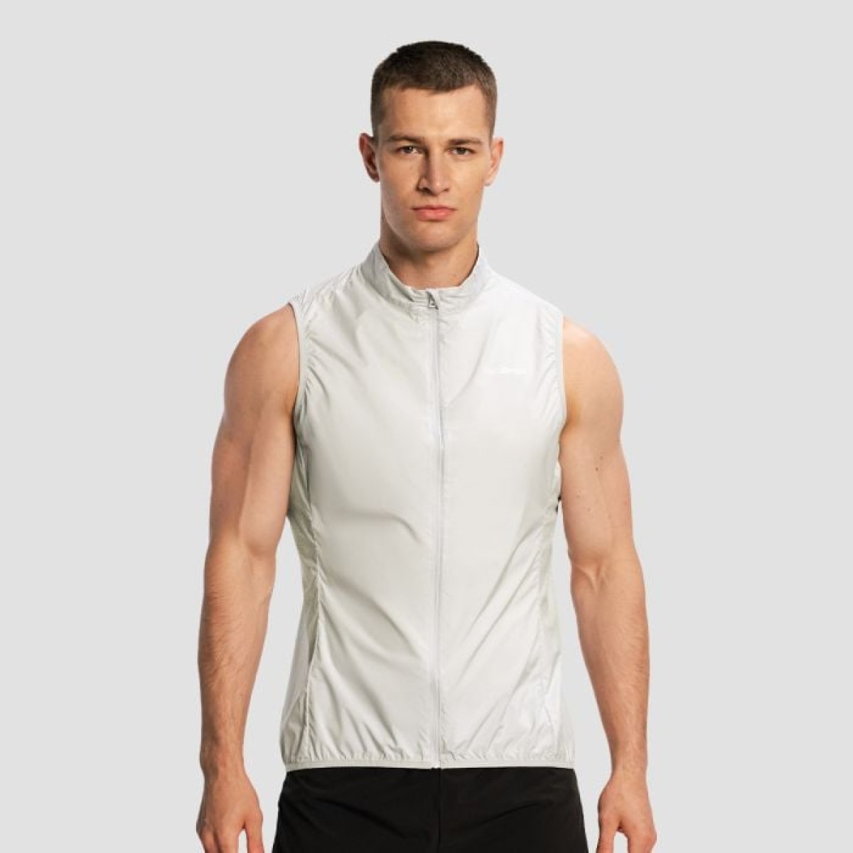GymBeam Pánska bežecká vesta Pulse X Gray M · záber 1