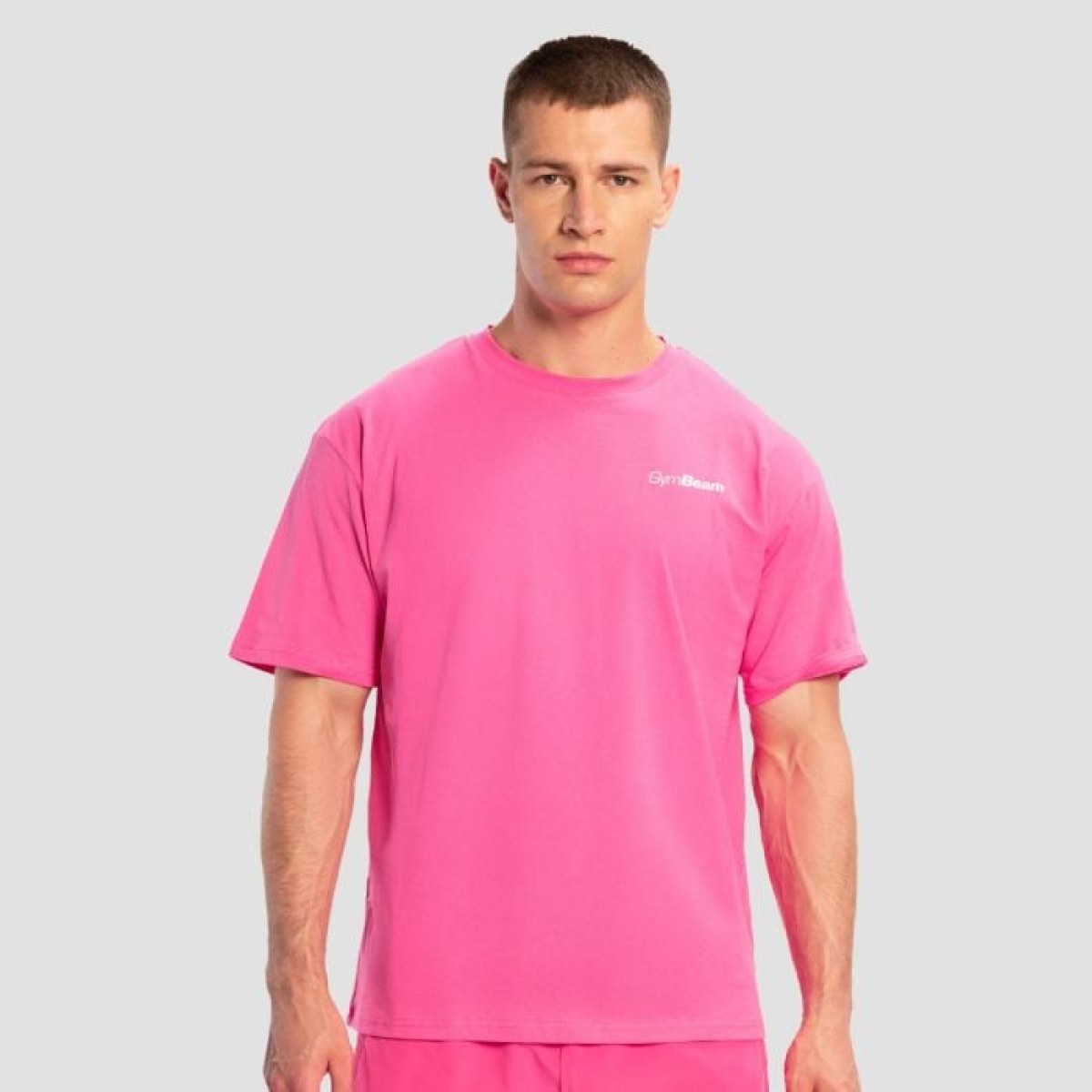 GymBeam Tričko Oversized Limitless Dragonfruit M · záber 1