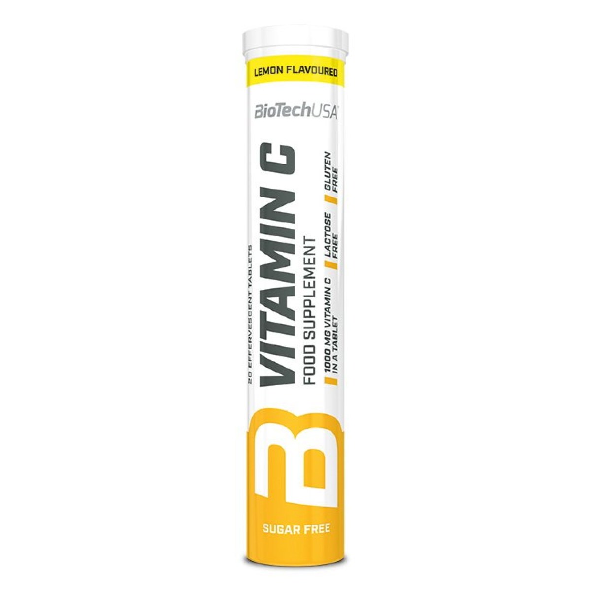 Vitamín C 1000 šumivý - Biotech USA 20 tbl. Lemon · záber 1