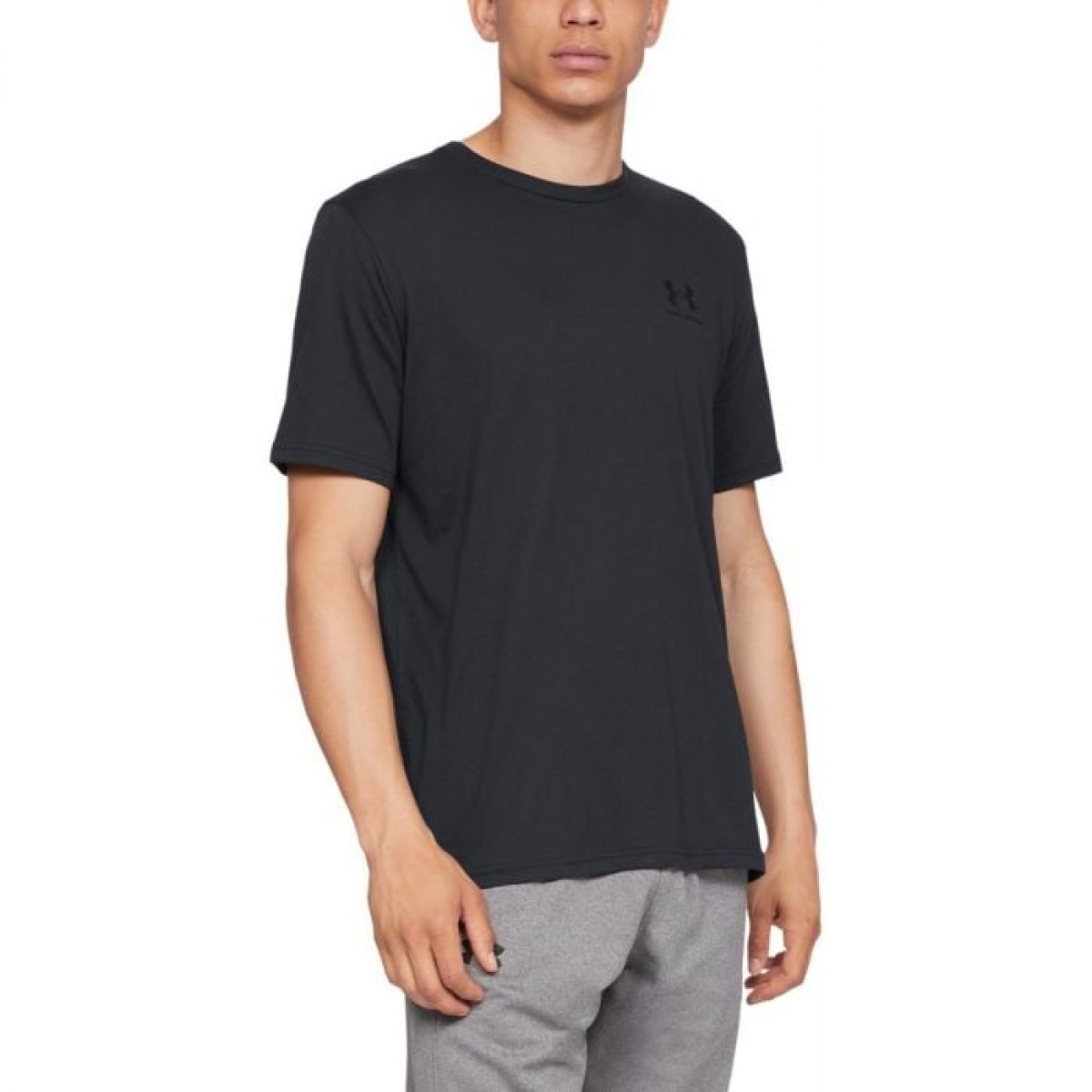 Under Armour Sportstyle Left Chest SS Black S · záber 1