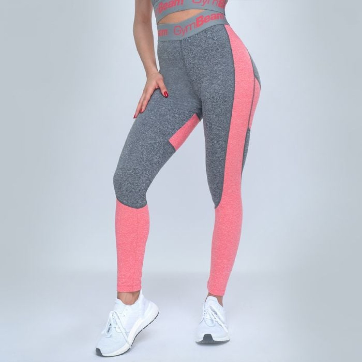 GymBeam Dámske legíny Ultrafit Heather Pink XS · záber 1