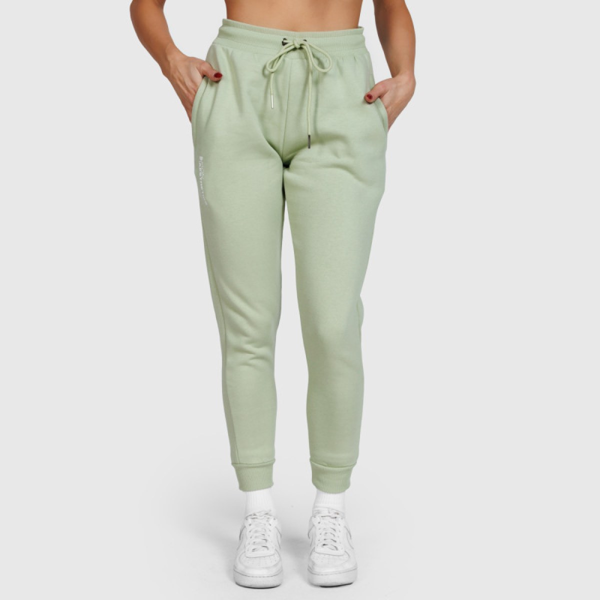 Dámske športové tepláky Iron Aesthetics Comfy, zelené · záber 1