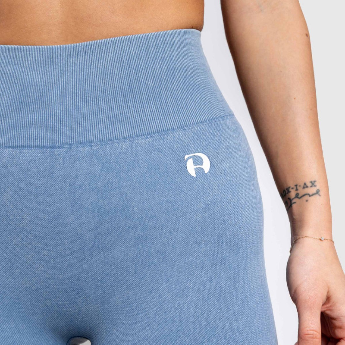 Dámske legíny Iron Aesthetics Faded, washed blue · záber 3