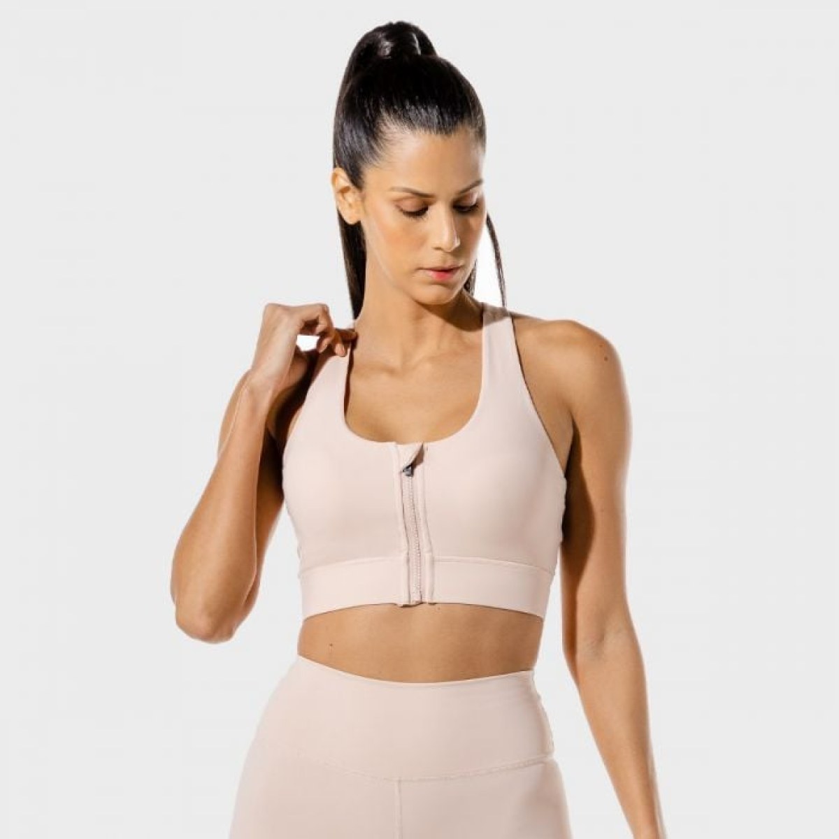 SQUATWOLF Športová podprsenka Zip Up Peachy Keen XS · záber 1