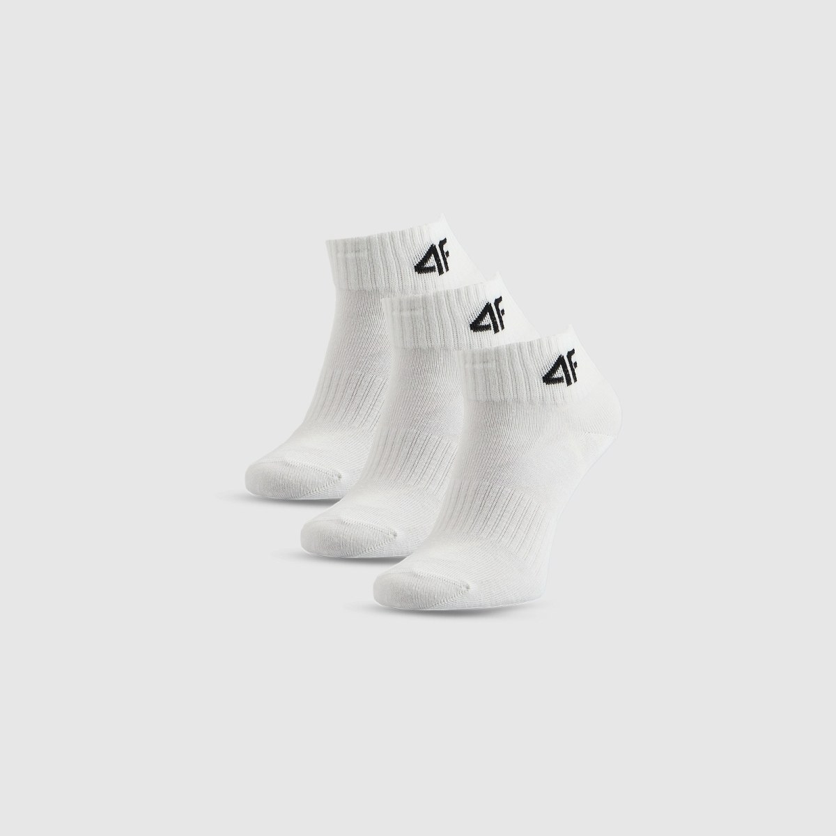 Krátke ponožky (3-pack) dievčenské - biele · záber 1