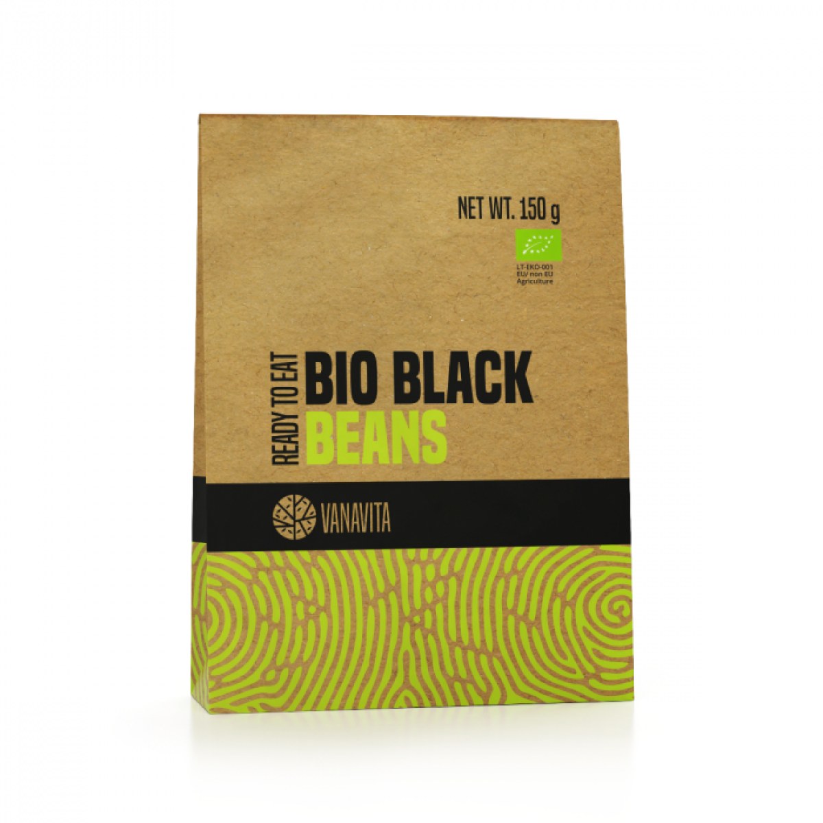 VanaVita BIO Čierna fazuľa - Ready to eat - Hmotnosť: 0,15 kg | Balenie: 10 · záber 1