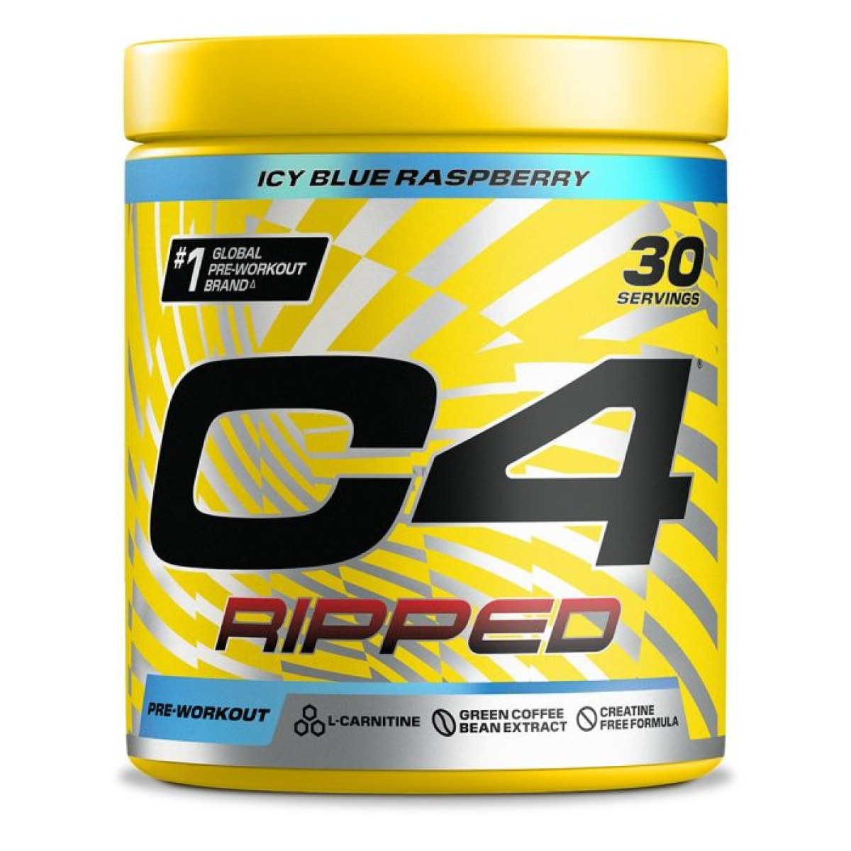 CELLUCOR C4 Ripped 180 g icy blue razz · záber 1