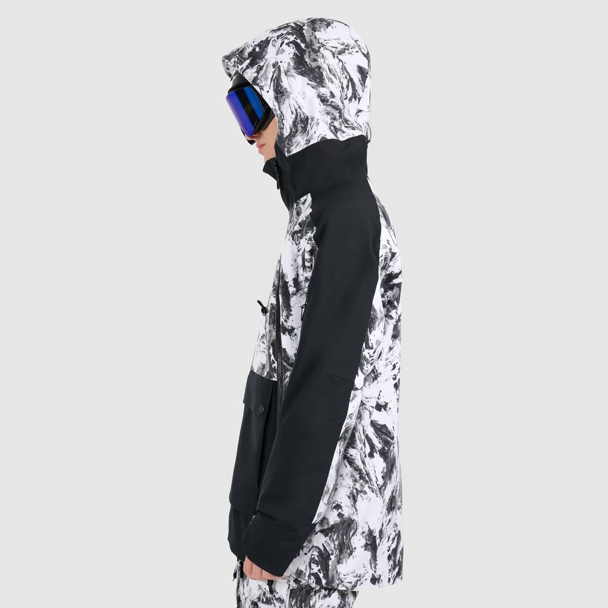 Pánska snowboardová bunda membrána 15000 - čierna · záber 2