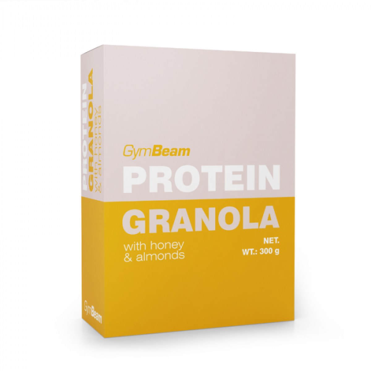 GymBeam Proteínová granola s medom a mandľami - Hmotnosť: 0,3 kg | Balenie: 5 · záber 1