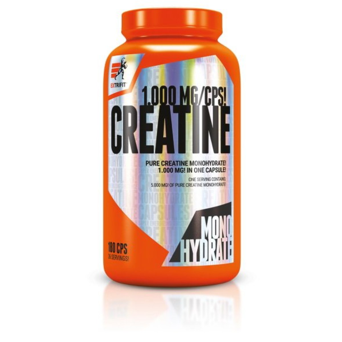 Creatine monohydrate 1000 - Extrifit 180 kaps. · záber 1