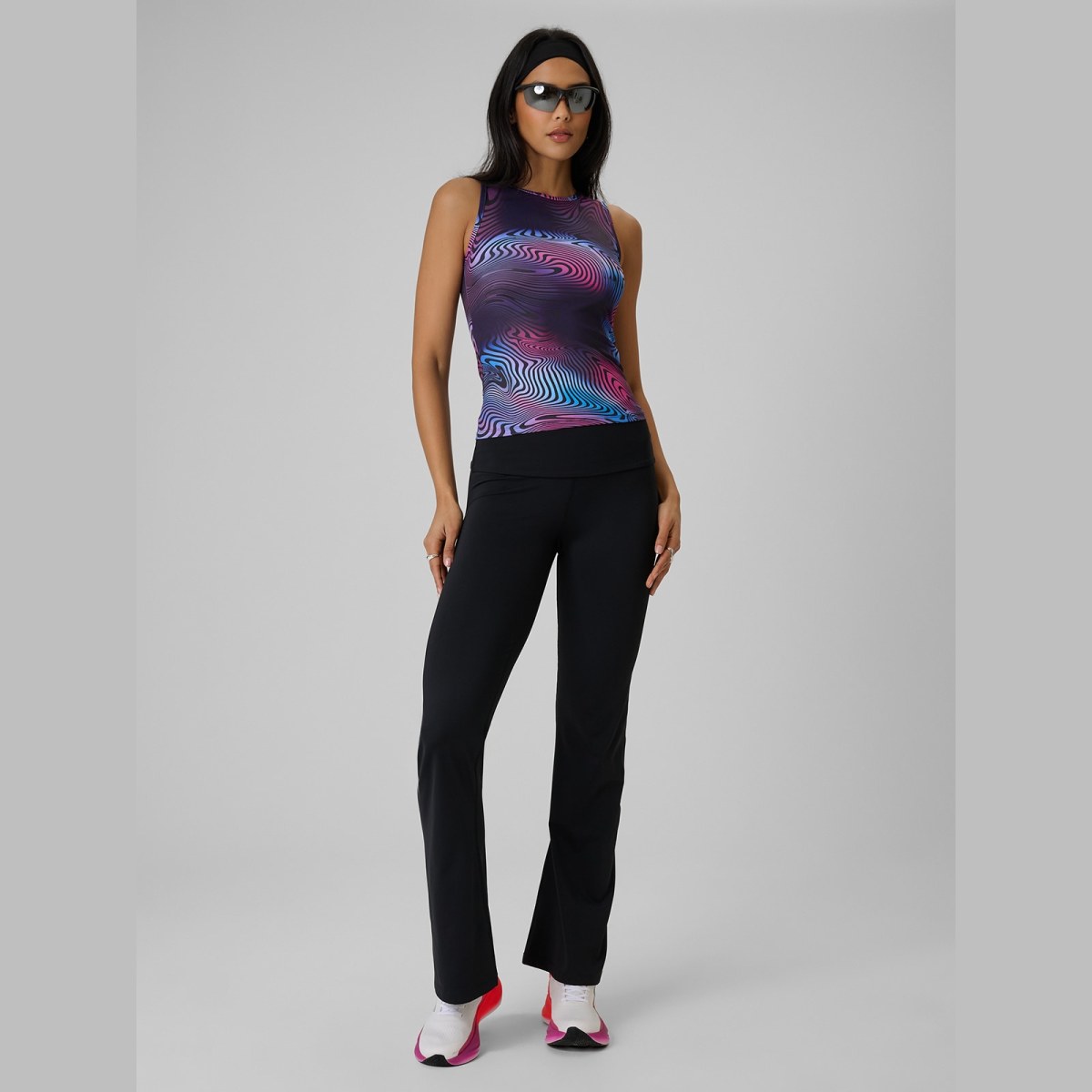 Tielko slim s potlačou dámske - multicolor · záber 2