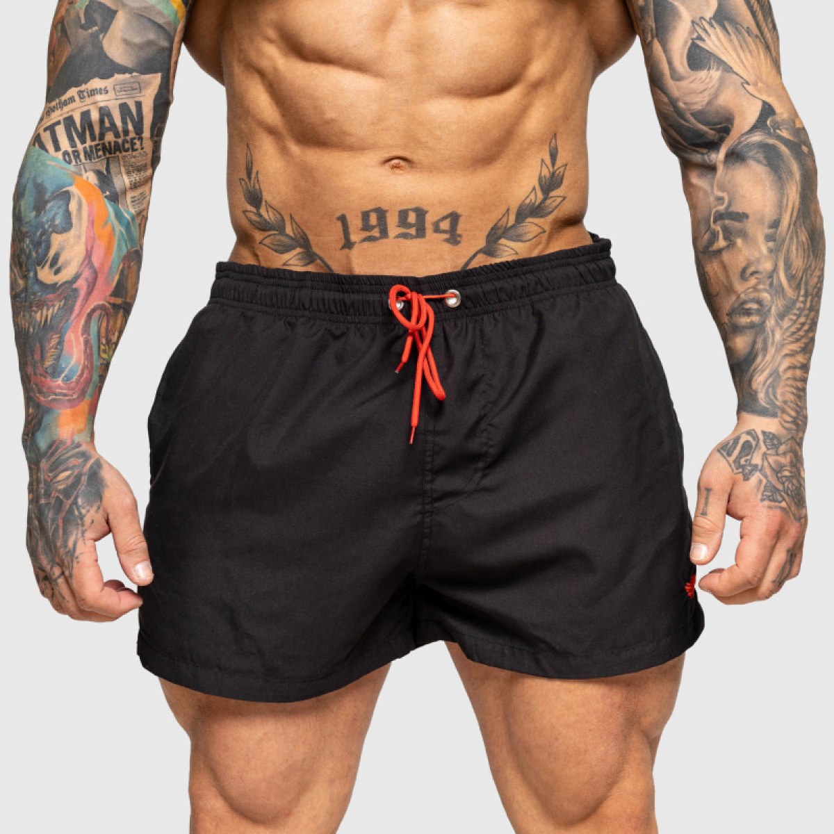Pánske plavky Iron Aesthetics Beach Mode, čierne · záber 2