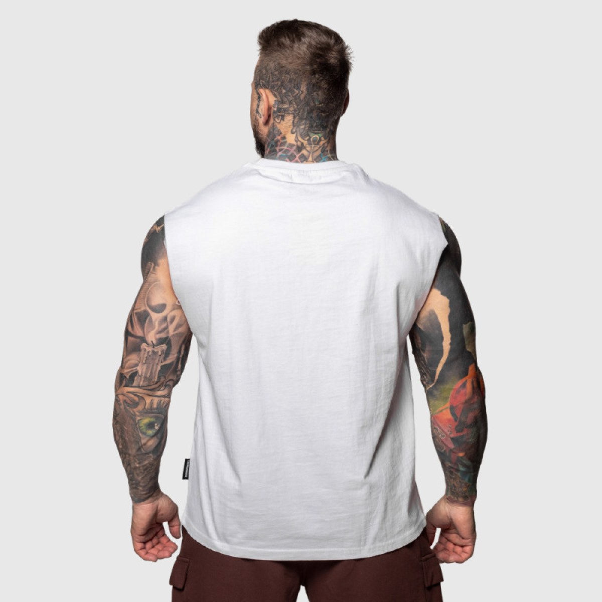 Tielko Iron Aesthetics Muscle Tee, biele · záber 2