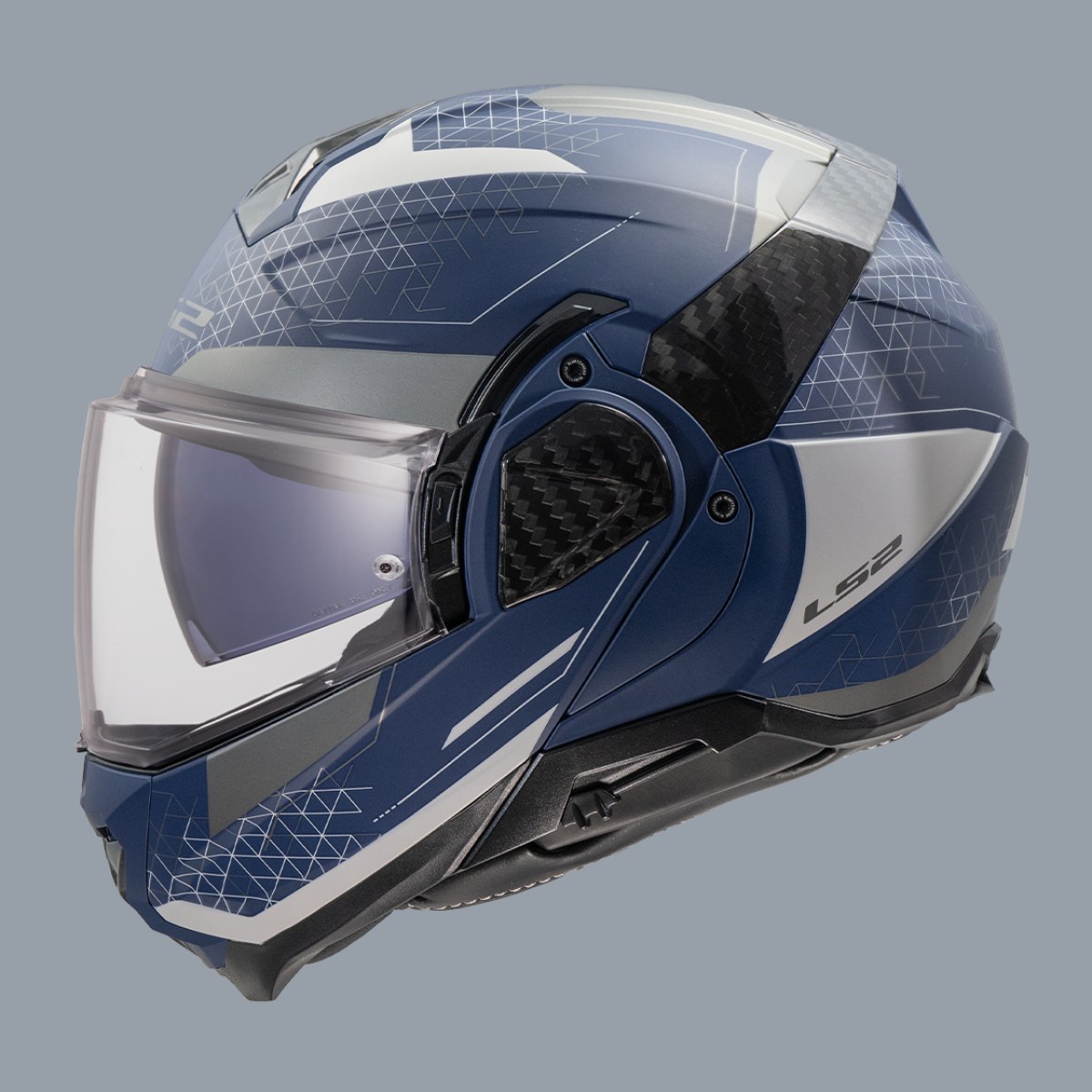LS2 FF910 Advant II Astral Navy Blue Grey XXL (63-64) · záber 4