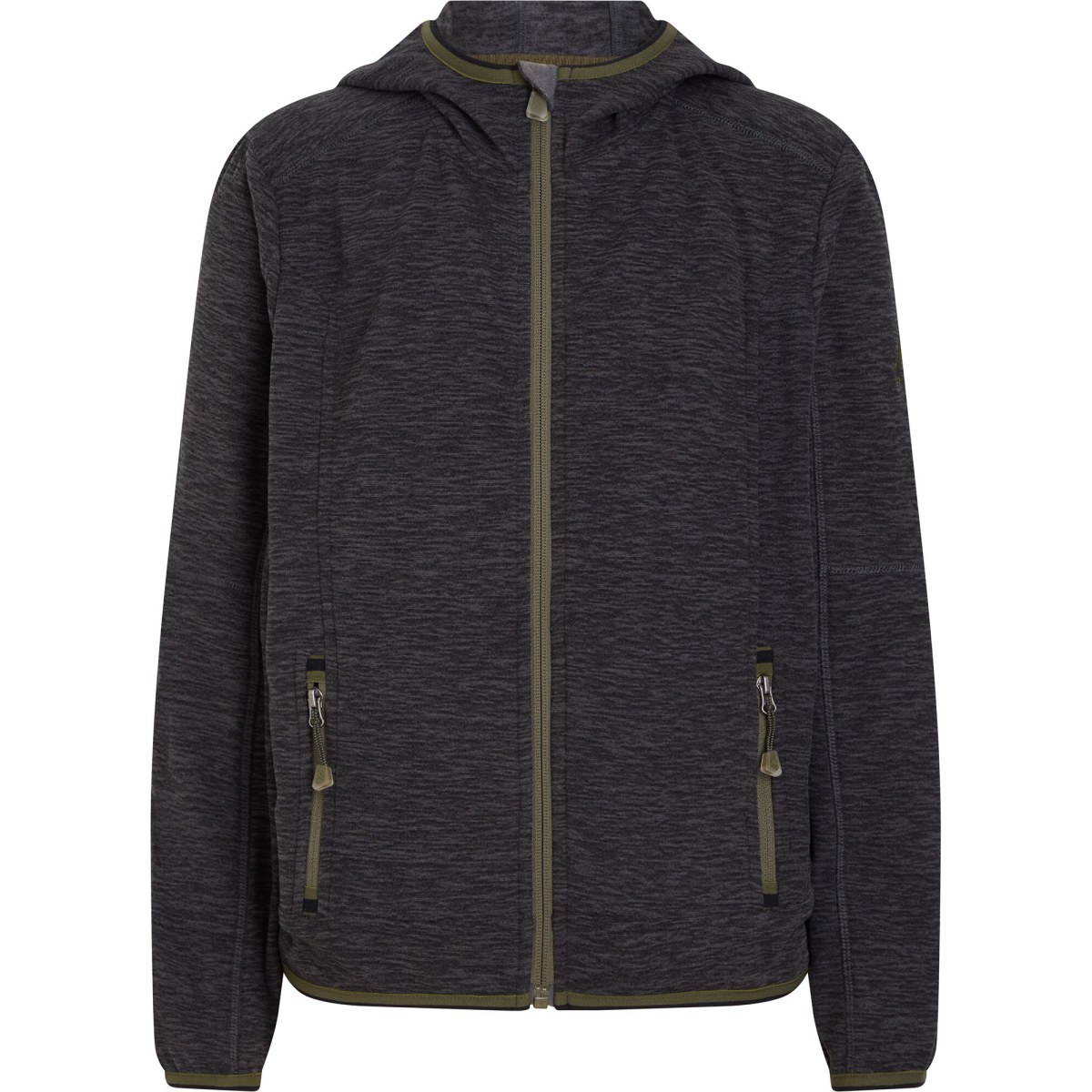 McKinley Choco III Fleece Jacket Kids - Veľkosť: 116 | Farba: Čierna, Sivá · záber 1