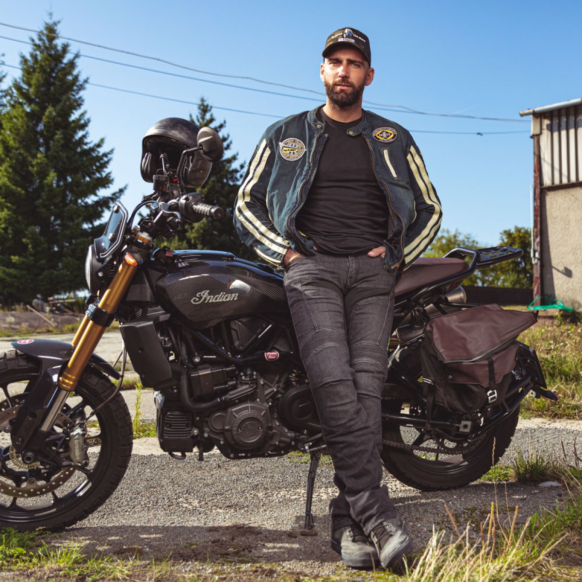 Pánska moto bunda W-TEC Wildone - Veľkosť: L · záber 4