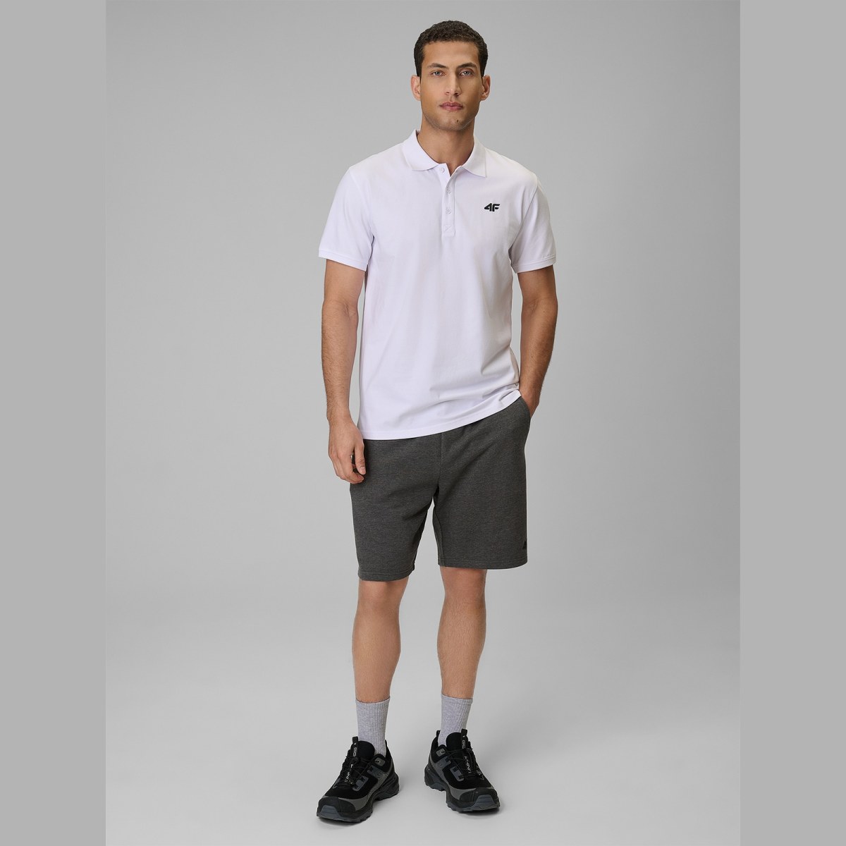 Pánske polo tričko regular - biele · záber 2