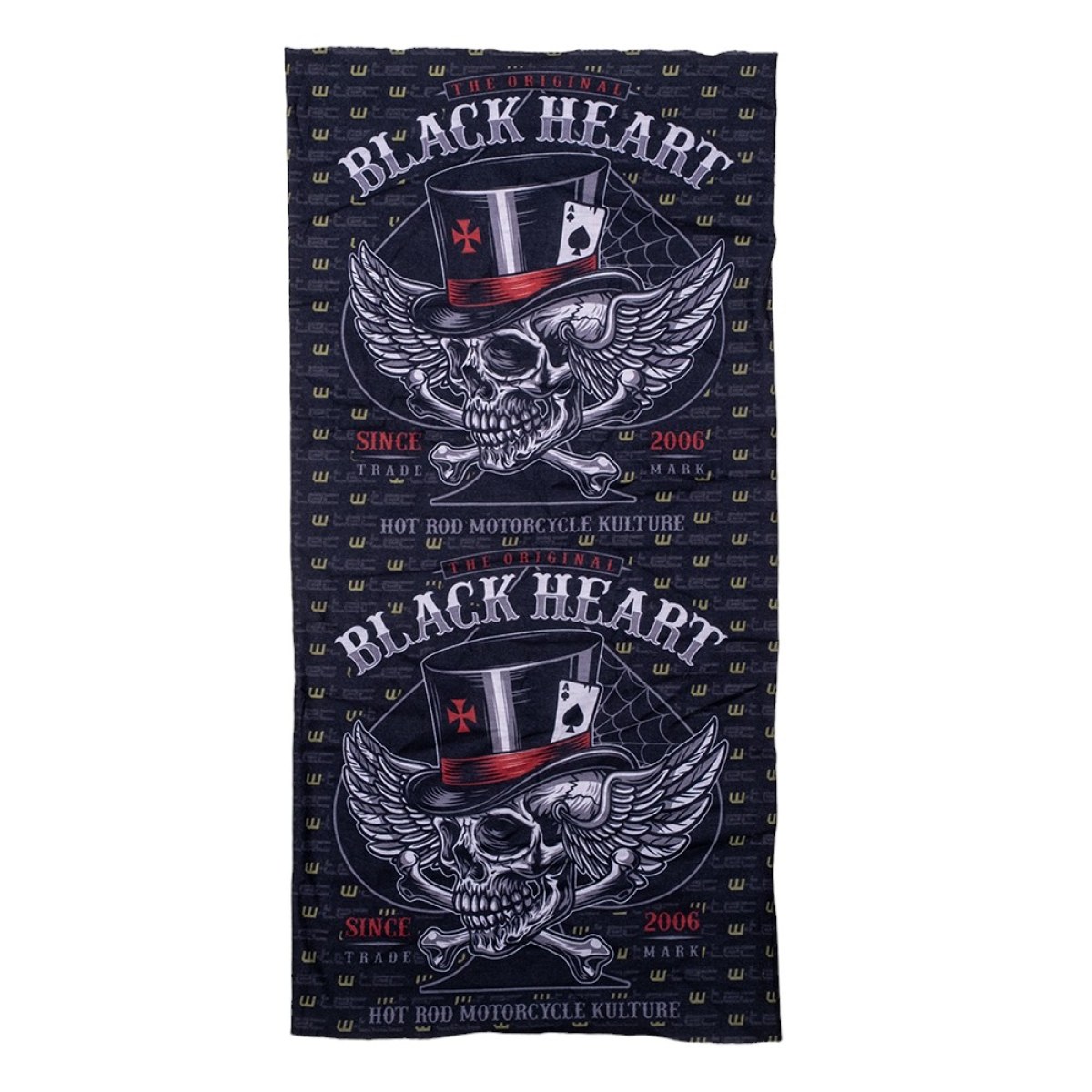 W-TEC Black Heart Scarfest Wings Skull · záber 1