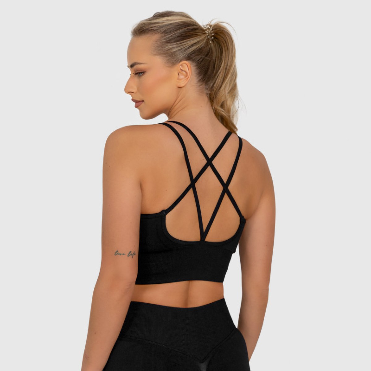 Dámska športová súprava Iron Aesthetics Ultimate short, čierna · záber 3
