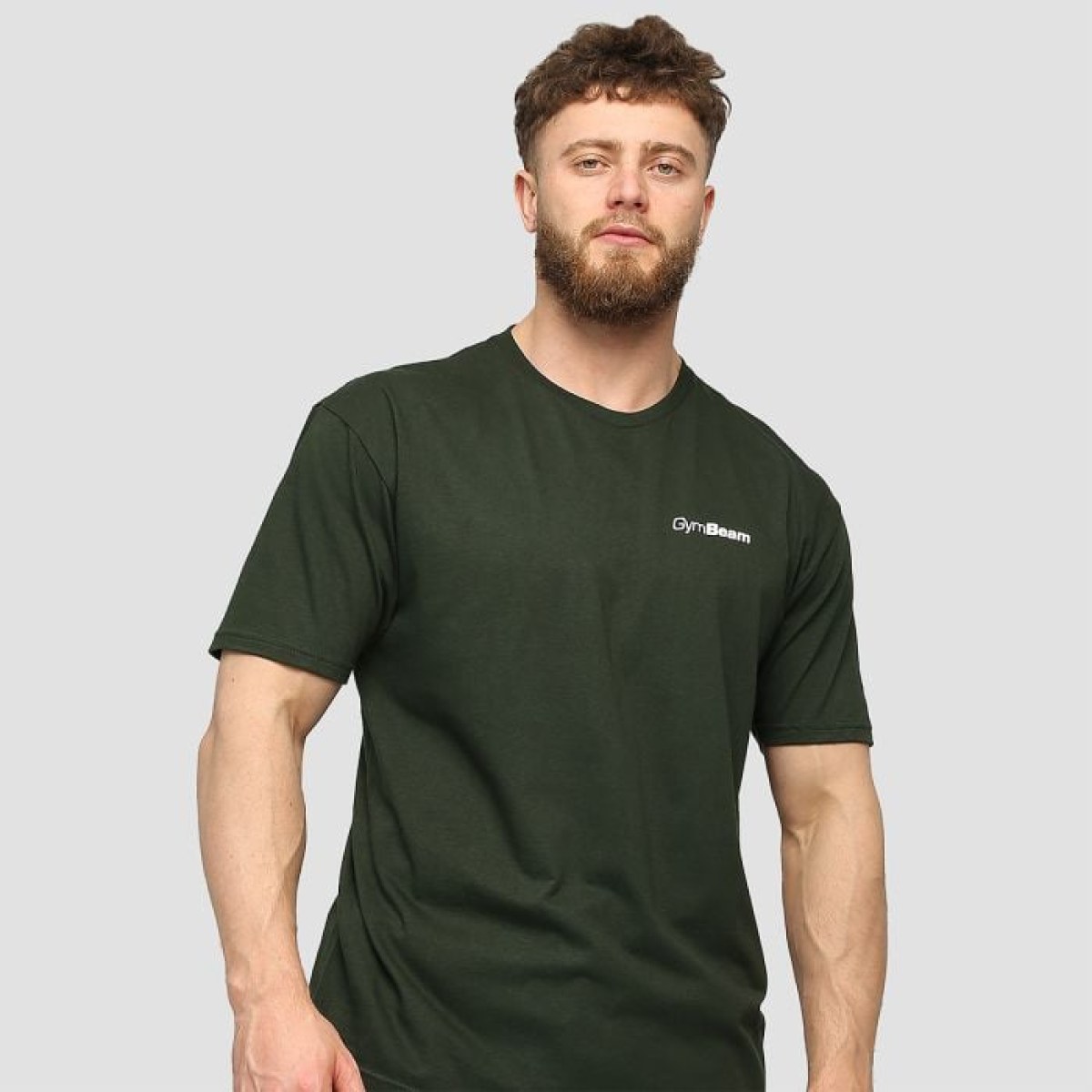 GymBeam Tričko Basic Green LL · záber 1