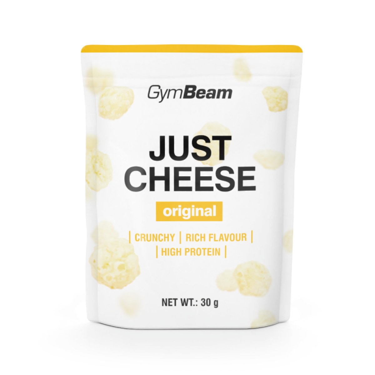 GymBeam Syrový snack Just Cheese originál - Príchuť: Originál | Hmotnosť: 0,04 g | Balenie: 8 · záber 1