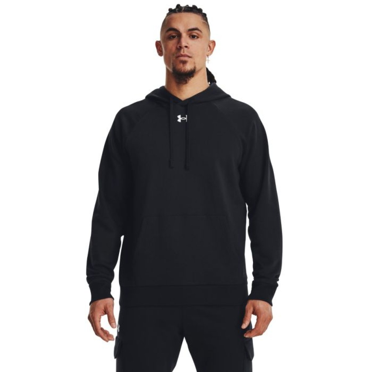 Under Armour Mikina UA Rival Fleece Hoodie Black MM · záber 1